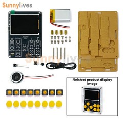 DIY Game Console Kit LCD Multifunctional Weather Clock AI Voice Dialogue Gift