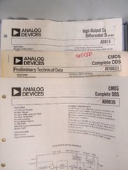 (11) Various NEW Analog Devices- CMOS DDS, A/D Converter AD9830A ADMC200 AD9850