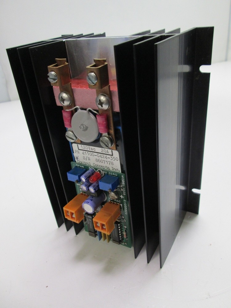 Control Concepts 41100-0424-350 SCR Power Controller 120VAC AC 20 A Panel Mount