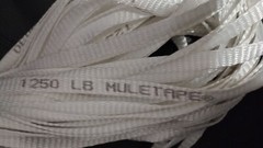 Polyester Muletape Flat Rope 1/2″ x 200 FT-1250 LB-Pull Tape Webbing Durable