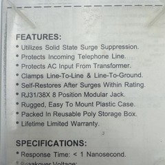 NEW ELK-950 Telephone & Power Line Surge Suppressor
