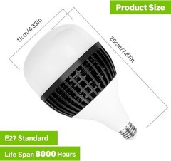 60W 110V 5400K Balanced Daylight Compact Fluorescent CFL E27 Studio Photography