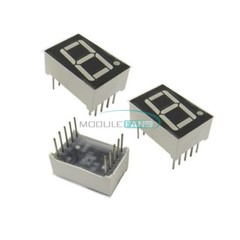 100PCS 0.56″ 1 Digit Common Anode 7Segment Blue LED Display