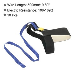 10 x ESD Anti Static Foot Heel Straps Wrist Strap Band Buckle-Type Black White