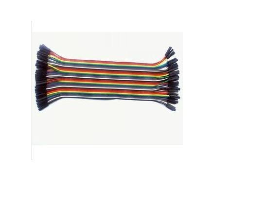 80pcs Dupont wire cable 1p-1p pin connector 2.54mm 15cm