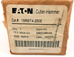 New Eaton 15RBT4-250E Time Lag Expulsion Fuse Refill 250E A 15.5 kV Sealed Box