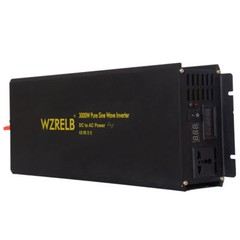 3000W Pure Sine Wave Inverter 12V DC to 120V AC Solar Battery Power Generator