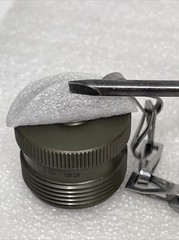 Amphenol MS25042-18D, MS2504218D Threaded Dust Cap With Chain, New
