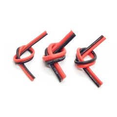 Flexible Silicone Cable Wire 10/12/14/16/18/20/22/24AWG Red Black High Resistant