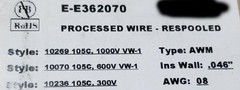Methode Electronics HV8-55-2 #8awg Powerflex 1000 Ultra-Flexible Wire Red /50ft
