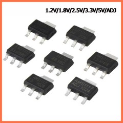 AMS1117 SOT-223 Voltage Regulators 800mA Different Types Available (5 -100 Pack)