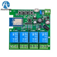 Smart Wifi Switch Relay Module AC 85-220V 4 Channels for Tuya Alexa Google Home