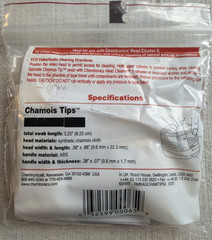 CC50 CHEMTRONICS 50-Pack Cleaning Swab Single Head Synthetic Chamois Tip 3.25″