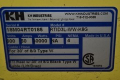 KH Industries – 30 ft Electric Extension Cord Reel 600V 50AMP K&H
