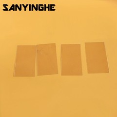 3pcs Non Porous Natural Transparent Mica Square Sheet 60*80*0.05 60*100*0.15mm