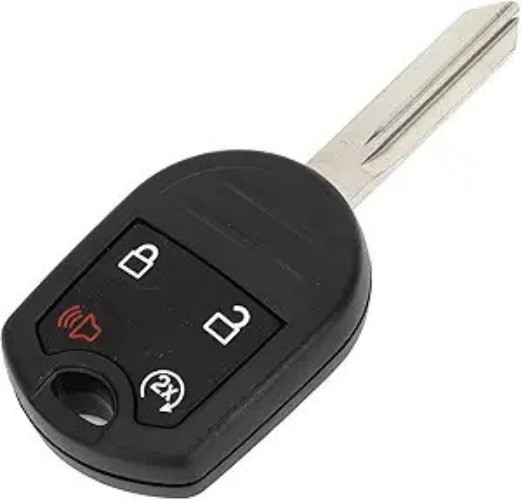 Replacement Key Fob Shell Case for Ford Edge & Explorer 2011-2015, 4-Button CWTW