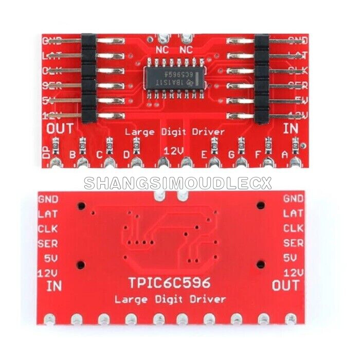 DC 5V TPIC6C596 8-Digital Shift Register 7-Segment Displays Nixie Tube Modules-