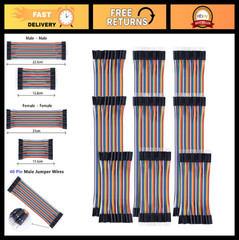 360pcs Jumper Wires Kit 10cm/20cm/30cm Male/Female/Male to Male for Arduino/Rasp