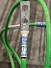 HUBBELL HGRKTD45DFXX: 45″ GROUND WIRE – DOUBLE 45 LUG 6-AWG GROUND WIRE