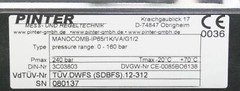 Pinter MANOCOMB-IP65/1K/VA/G1/2 M0102A-032-DAO 0-160 bar -unused/original packaging-