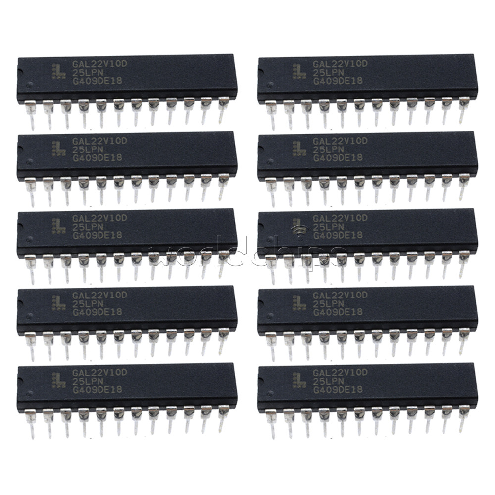 10PCS Original IC GAL22V10D-15LP GAL22V10D LATTICE DIP-24 New