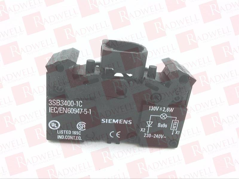 SIEMENS 3SB3400-1C / 3SB34001C (NEW NO BOX)