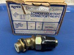 Box of 10 Liquid Tight Flexible 45 Degree Angle 1/2″ Connectors Kopex XKA 0404