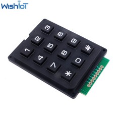 50X 12 Keys 4 X 3 Matrix Keyboard Keypad Module Plastic Keys Switch for Arduino