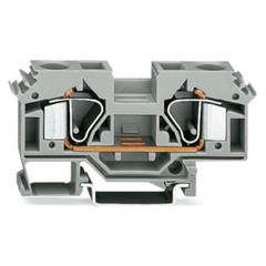WAGO 283691, 12 MM x 37.5 MM x 80 MM, Light Gray, Conductor Terminal Block, 1 pc