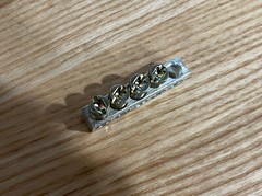 Ilsco 4 Port Post Panel Board Neutral Grounding Bar Kit 4-14 AWG AL9CU NB-17
