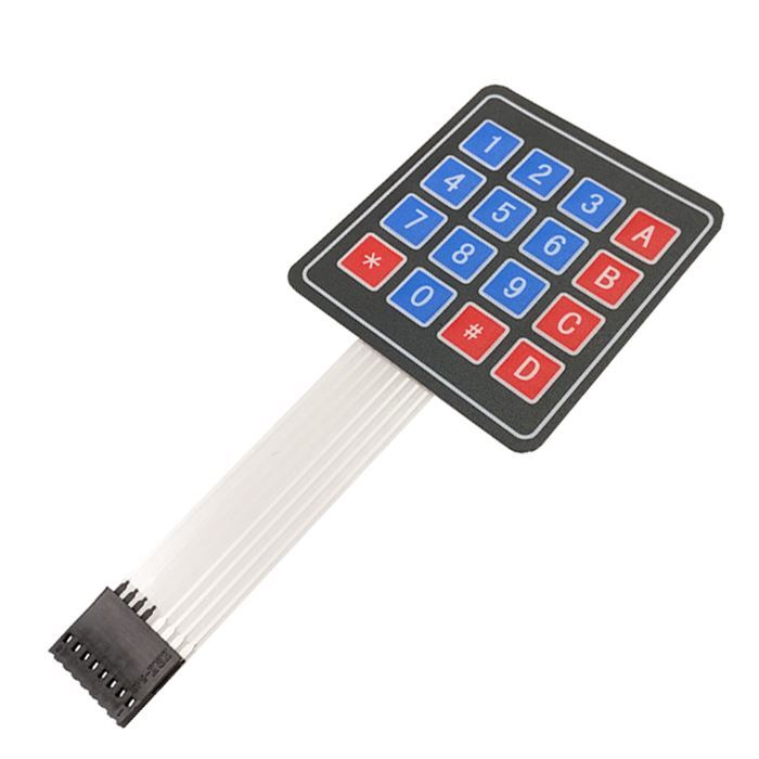 4 x 4 Matrix Array 16 Key Membrane Switch Keypad Keyboard for Arduino/AVR/PI?C