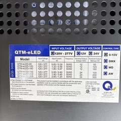 Q-TRAN QTM-ELED-200 120/277 To 24V 200w (2×100) Drivers 0-10V Dimming