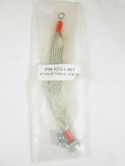 Braided Ground Strap 12061-001 8″ Tinned Copper Braided Runway Ground Strap