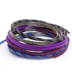 PET Nylon Expandable Braided Tube Sleeve Sheath Dense Car Audio Cable Wire 6MM