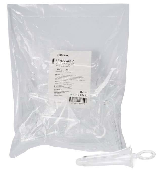 Disposable 18mm Rotating Anoscopes Plastic – No Light, Case of 300