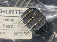 1pcs – SCHURTER 6130.5620 AC Power Entry Module, IEC Appliance Inlet C14