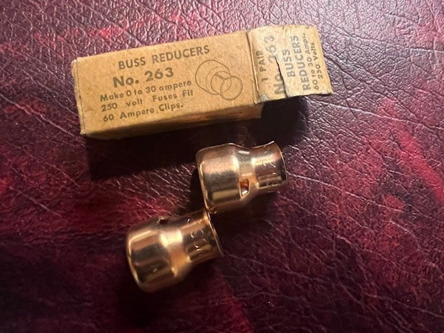 BUSS REDUCERS No. 263 …1 PAIR NOS
