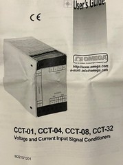Omega CCT-32-0/50mA Signal Conditioner 0-50mA to 4-20mA DIN Rail NEW Open Box