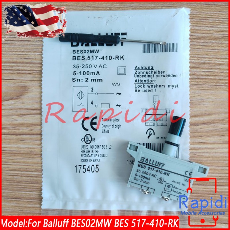 New Proximity Sensor Switch For Balluff BES 517-410-RK BES02MW US