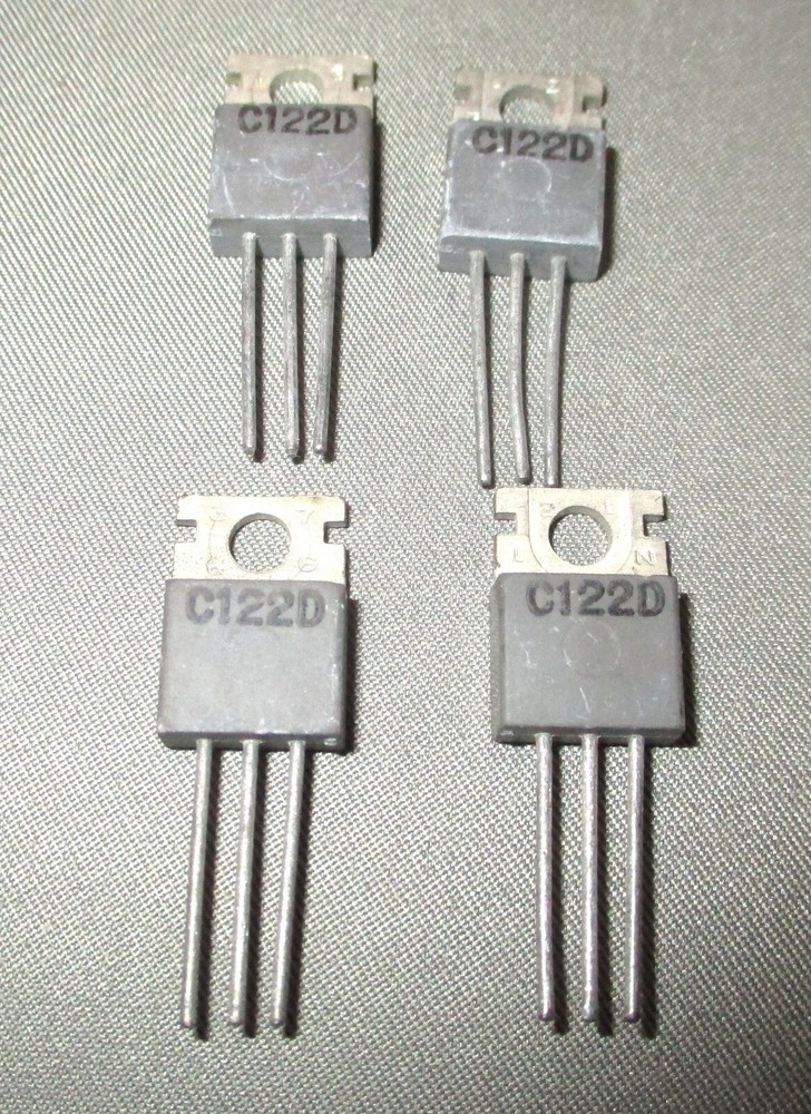 4 Pcs Unbranded C122D Silicon Controlled Rectifier 400vm 10 Amps Transistor