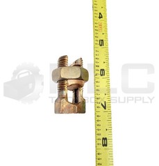 NEW LOT OF 2 ABB THOMAS & BETTS 10H COPPER SPLIT-BOLT CONNECTOR 4-1/0STR