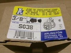 NEW Arlington SG38 Box of 38 3/8″ Zinc DC Saddlegrip Conn. AK