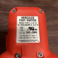 Linemaster Hercules 542-SWH Foot Switch