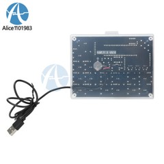 DC5V DIY Clock Kits Electronic Soldering Practice Kit For Learning USB Interface