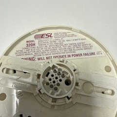 ESL 320/H 320H 120VAC PHOTOELECTRIC SMOKE ALARM Detector – Fire Alarm 135 Fixed