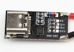 2 PCS USB-C PD QC Board Trigger Adjustable 12 Volt Power Module DC Connector
