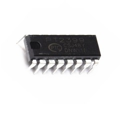 5PCS PT2399 DIP-16 Audio Digital Reverb Processing Circuit Chip IC