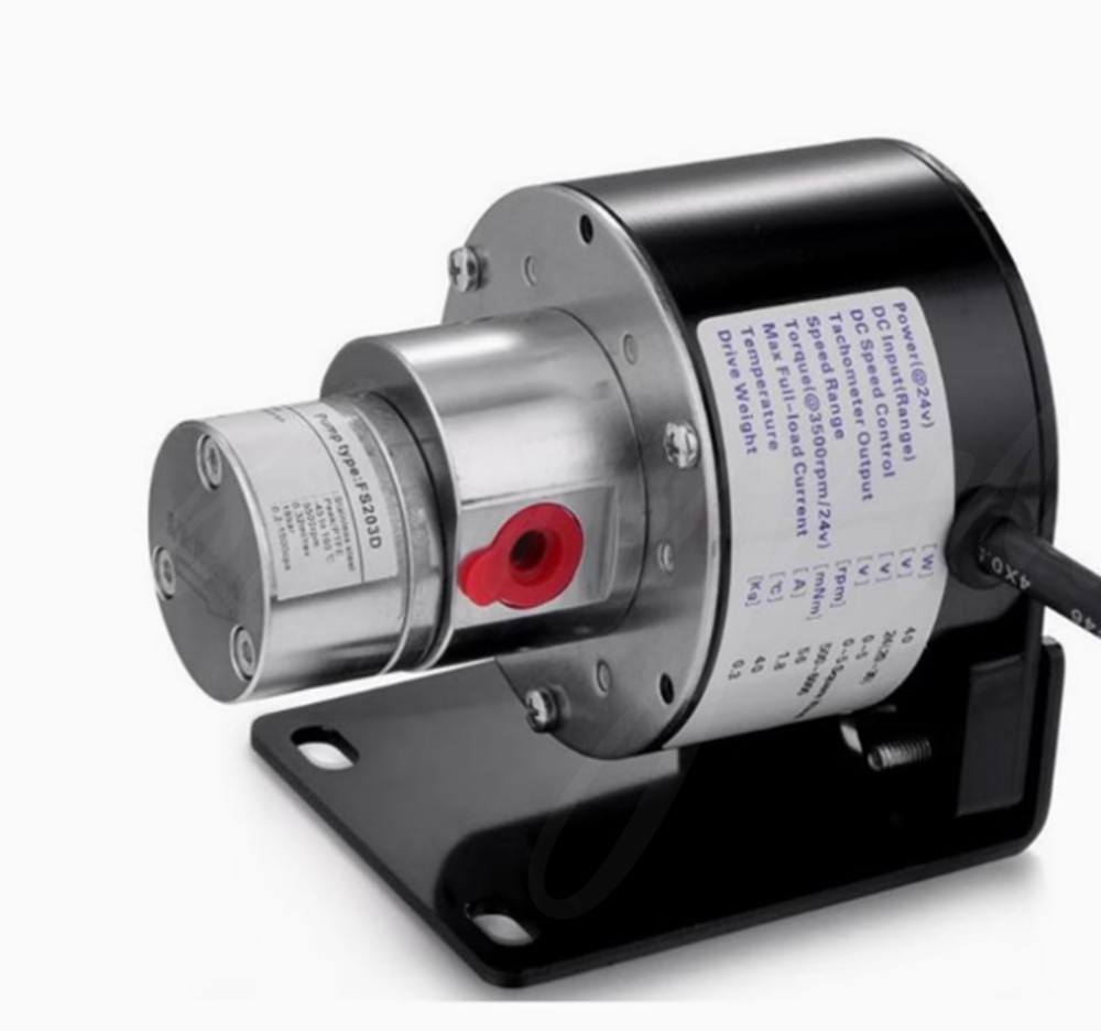 Miniature Gear Pump FS203D 24v Hydraulic Oil Pump Self-priming Suction Pumps