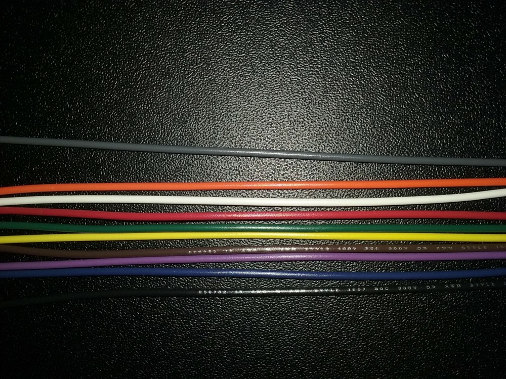 18 AWG Gauge Stranded Hook Up Wire 10 colors 10, 25, 50 ft UL1007 300v
