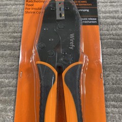 Wirefy Ratcheting Crimping Tool For Insulated Heat Shrink Connectors 22-10 AWG